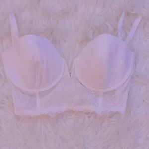 Victoria Secret white bustier/corset top✨